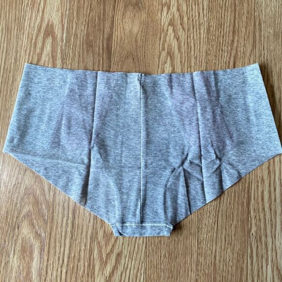 Victoria's Secret PINK Lace Panel Hipster Gray and Pink Medium - Picture 7 of 8